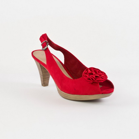 Chaussure rouge femme