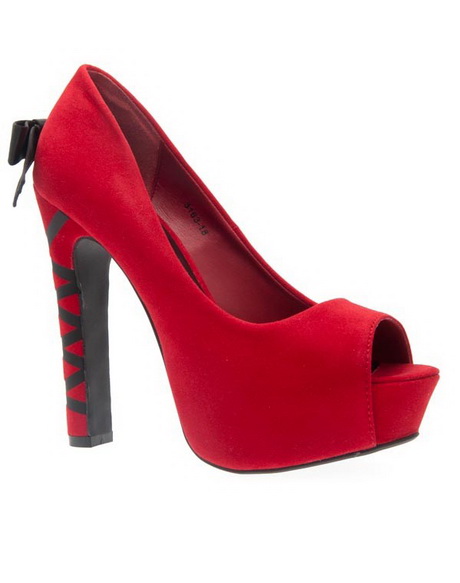 Chaussure rouge femme