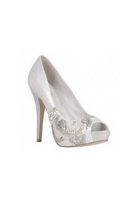 Escarpin blanc mariage