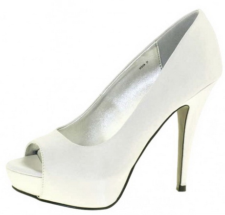 Escarpin blanc mariage