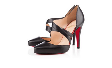 escarpin noir semelle rouge pas cher