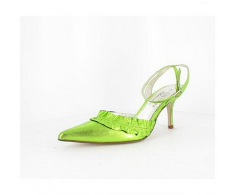 Escarpin vert anis