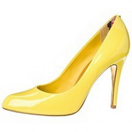 escarpin jaune pas cher