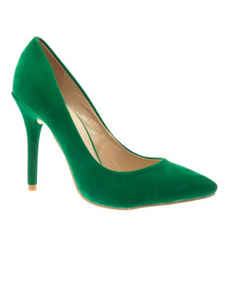 escarpins vert sapin