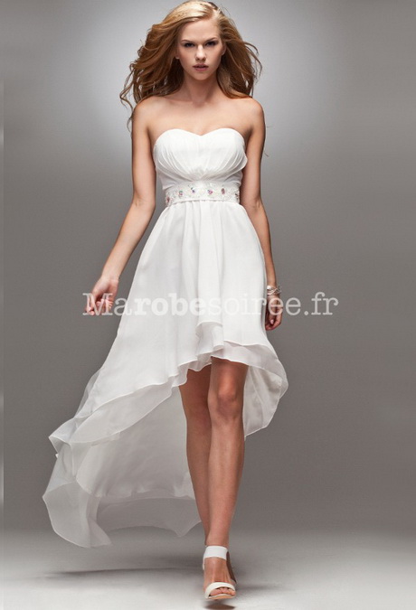 Robe asymétrique de soirée