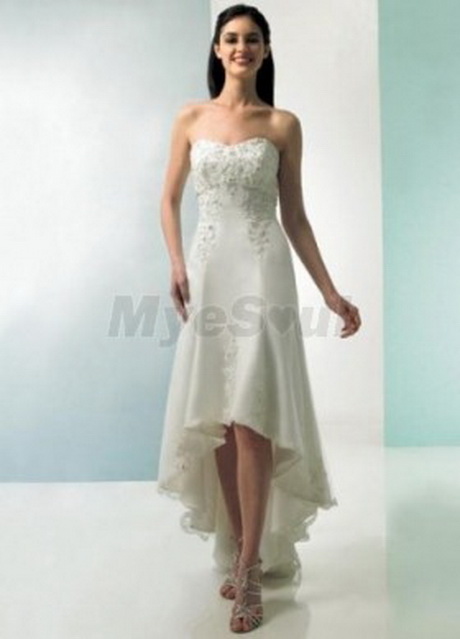 Robe asymétrique pour mariage