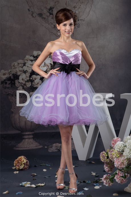 Robe bal de promo courte