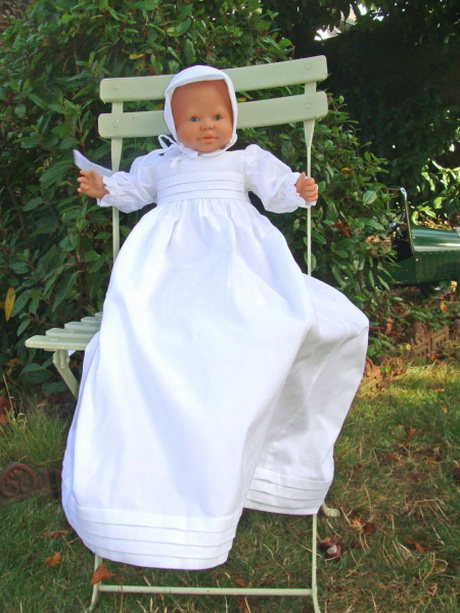 Robe bapteme fille hiver