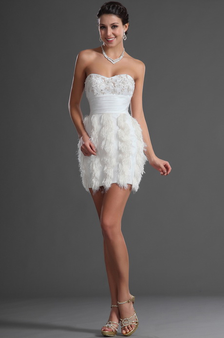 Robe blanche courte