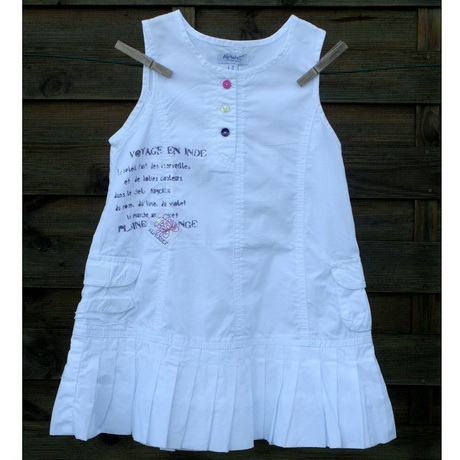 Robe blanche enfants