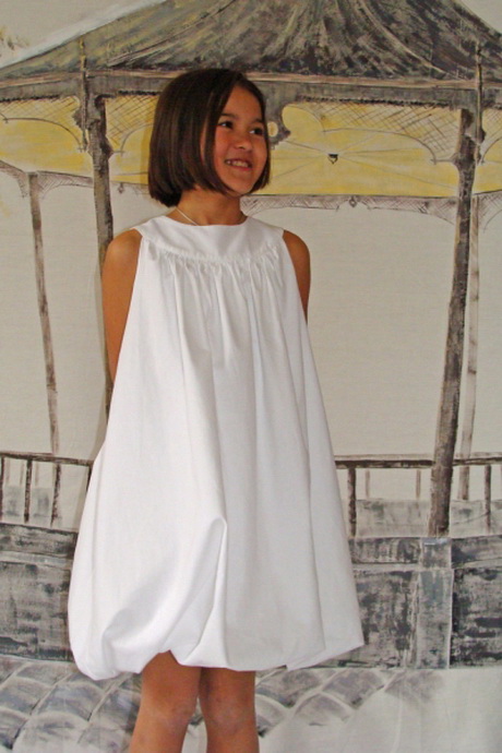 Robe blanche fille communion