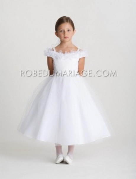 Robe blanche fille