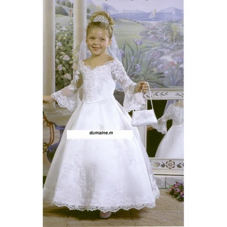 Robe blanche fille