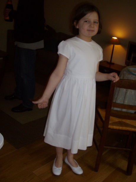 Robe blanche pour communion