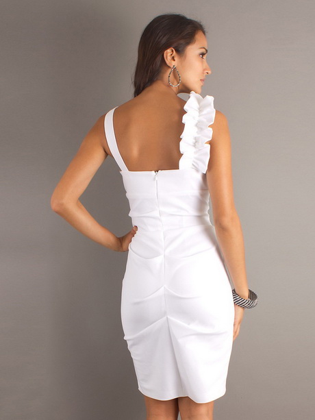 Robe blanche satin