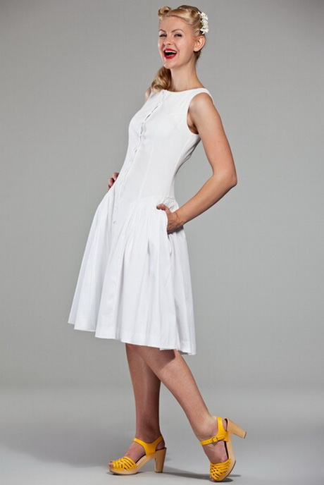 Robe blanche vintage