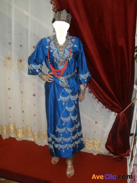 Robe broderie kabyle