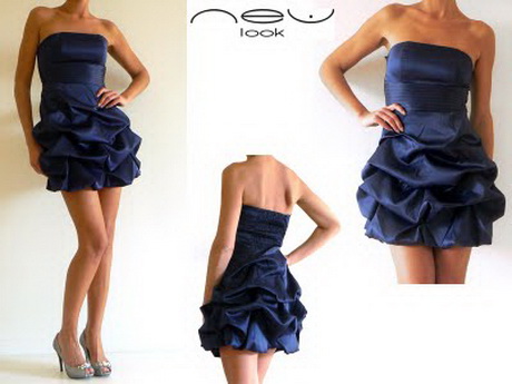 Robe bustier bleu marine Beauté et mode