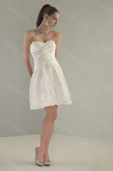 Robe bustier courte blanche