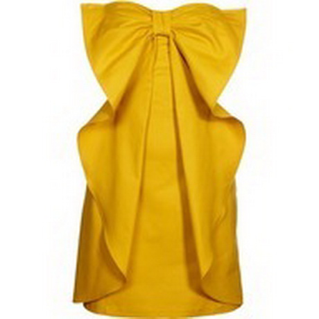 Robe bustier jaune