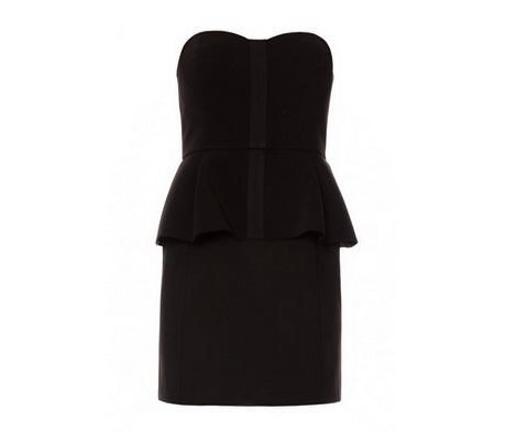 Robe bustier volant