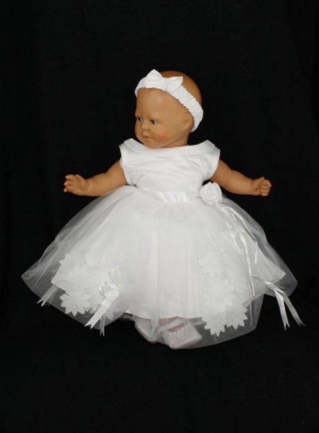 Robe ceremonie bapteme bebe fille