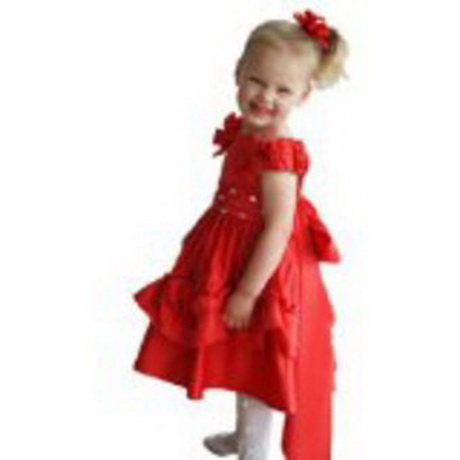 Robe ceremonie fille rouge