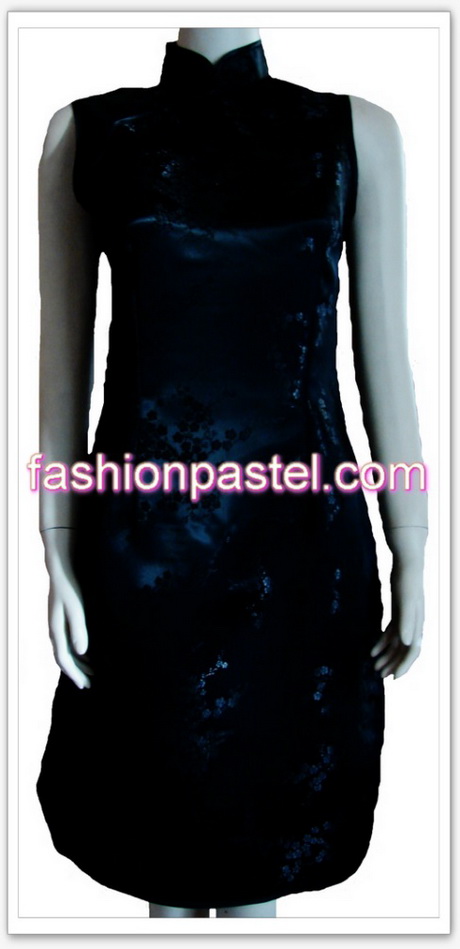 Robe chinoise noire