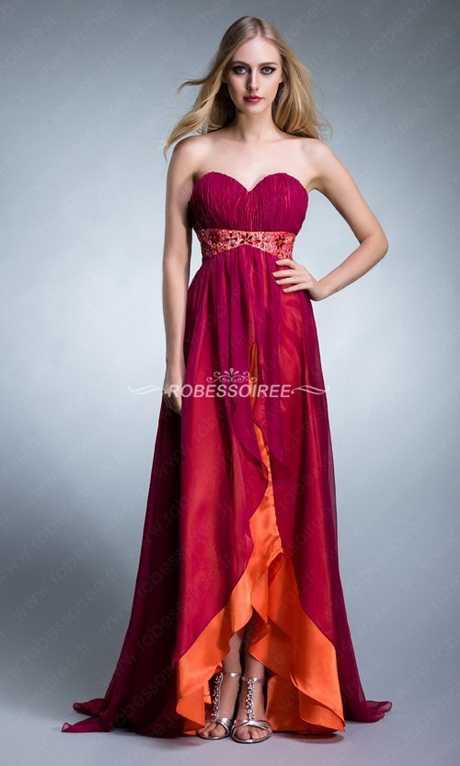 Robe coktail rouge