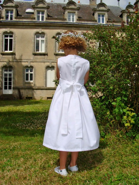 Robe communion blanche