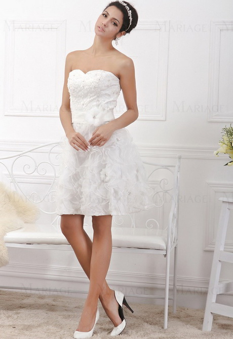 Robe courte mariage