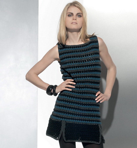 robe crochet femme