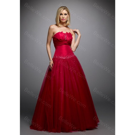 Robe de bal rouge