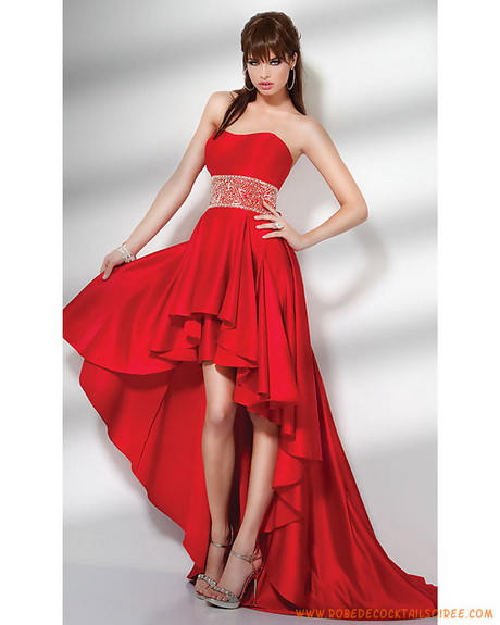 Robe de bal rouge