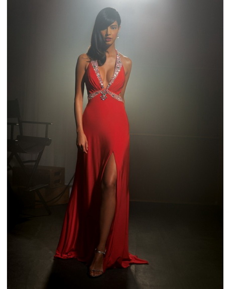 Robe de bal rouge