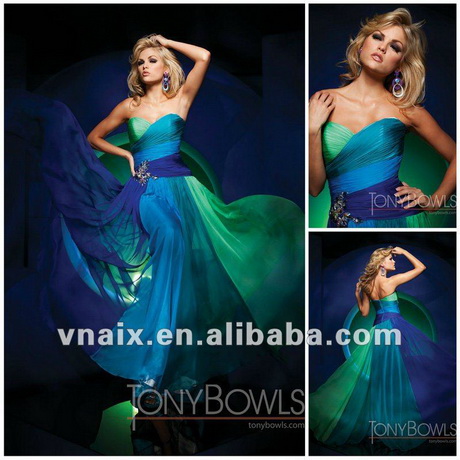 Robe de cocktail colorée