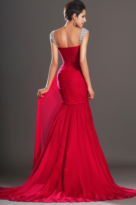 Robe de cocktail rouge