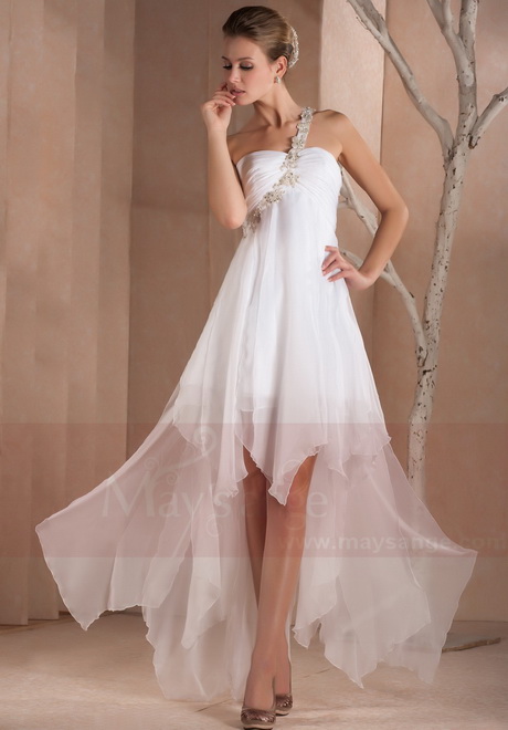 Robe de coktail blanche