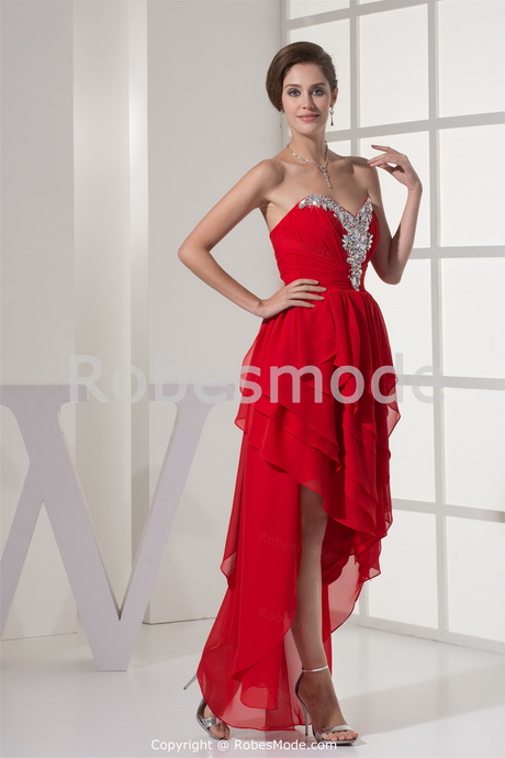 Robe de coktail rouge