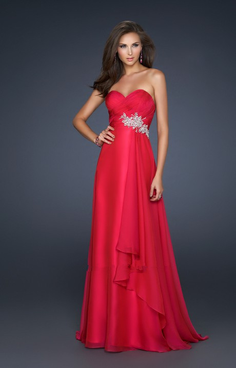 Robe de coktail rouge