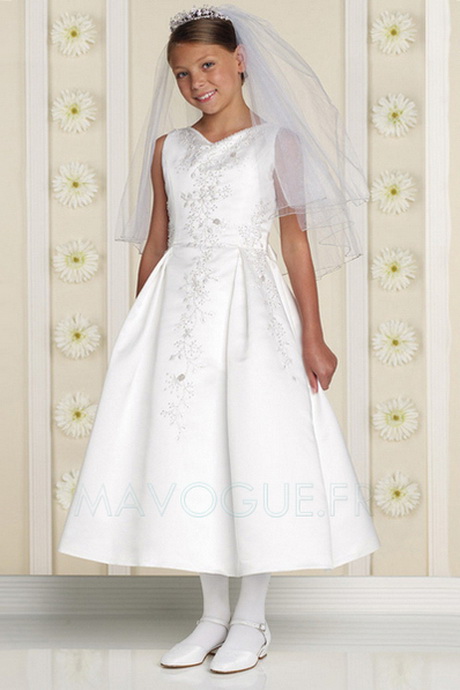 Robe de communion fille