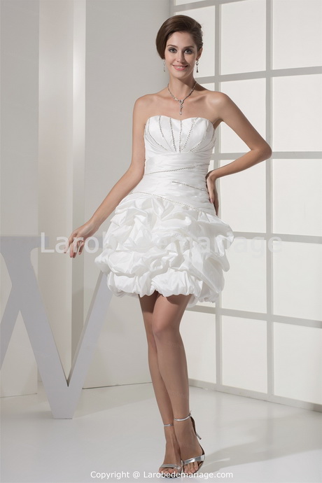 Robe de mariage courte