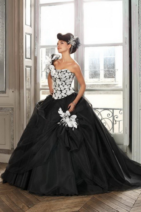 Robe de mariage noir