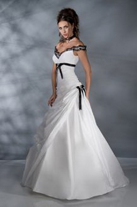 Robe de mariage noir