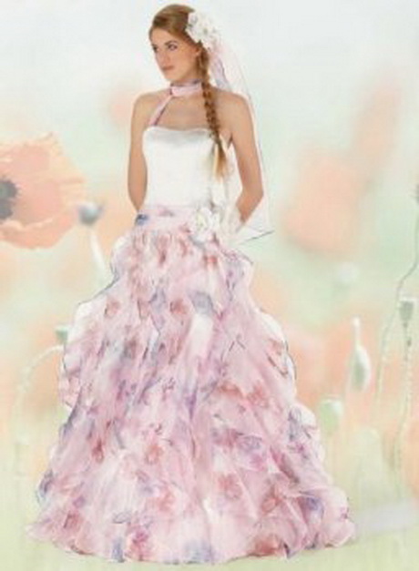 Robe de mariage rose