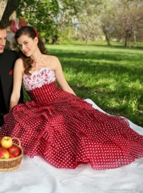 Robe de mariée colorée