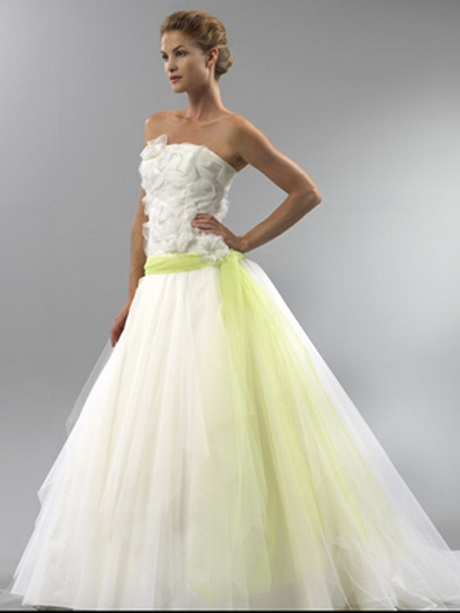 Robe de mariée colorée