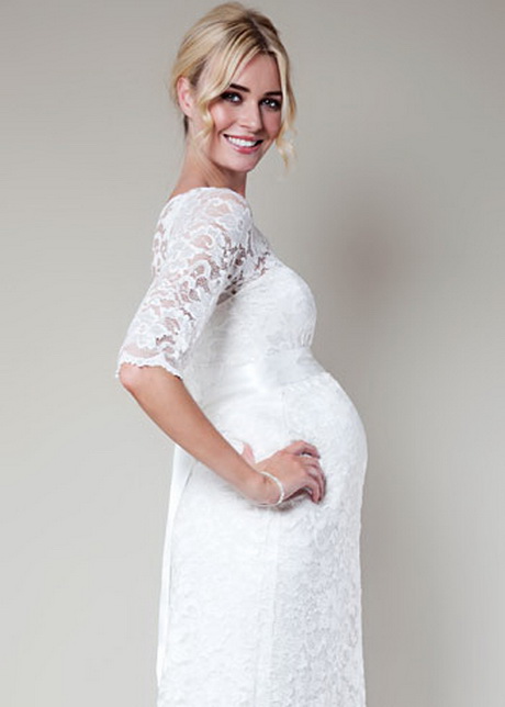 Robe de mariée enceinte