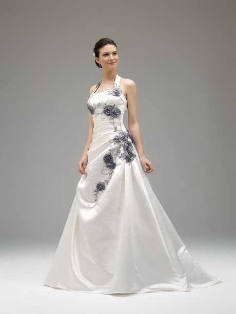 Robe de mariée gris perle