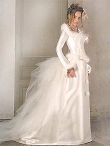 Robe de mariée hiver